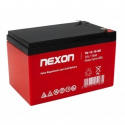 Akumulator NEXON żelowy GEL 12V 15Ah, Czerwony