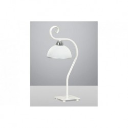 EmiBig WIVARA LN1 WHITE 840/LN1 klasyczna lampka nocna szklany biały klosz dużo światła